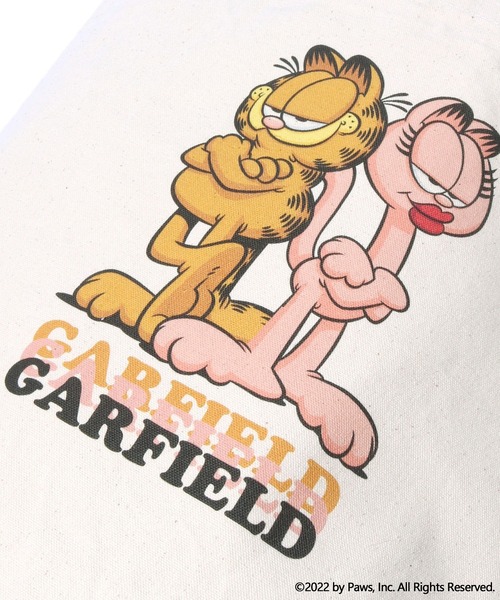ROOPTOKYO（ループトウキョウ）の「ROOPTOKYO限定:GARFIELD/ガーフィールド トートバッグ キャラクター（トートバッグ・メンズ・ベージュ系/ベージュ系1/ベージュ系2・FREE）」の8枚目の写真