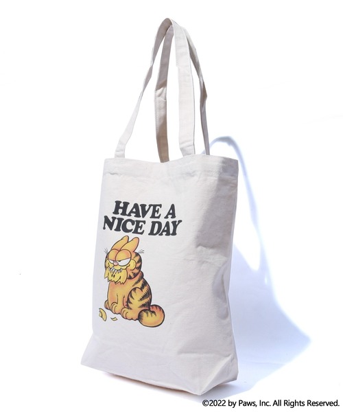 ROOPTOKYO（ループトウキョウ）の「ROOPTOKYO限定:GARFIELD/ガーフィールド トートバッグ キャラクター（トートバッグ・メンズ・ベージュ系/ベージュ系1/ベージュ系2・FREE）」の22枚目の写真