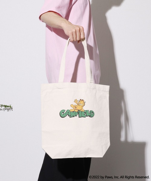 ROOPTOKYO（ループトウキョウ）の「ROOPTOKYO限定:GARFIELD/ガーフィールド トートバッグ キャラクター（トートバッグ・メンズ・ベージュ系/ベージュ系1/ベージュ系2・FREE）」の19枚目の写真