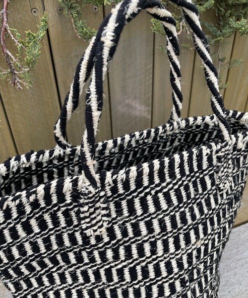 CIAOPANIC（チャオパニック）の「肩掛け可能、サイザルかごバッグ（かごバッグ・レディース・グリーン/ブラック・FREE）」の18枚目の写真