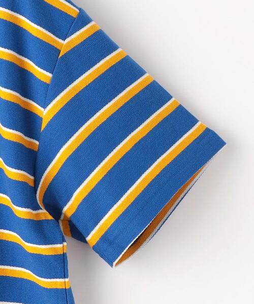 ANDERSSON BELL（アンダースンベル）の「＜Andersson Bell＞ LOGO STRIPE TEE/Tシャツ（Tシャツ/カットソー・メンズ・ネイビー/ナチュラル/ロイヤルブルー・M/L）」の10枚目の写真