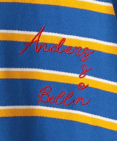 ANDERSSON BELL（アンダースンベル）の「＜Andersson Bell＞ LOGO STRIPE TEE/Tシャツ（Tシャツ/カットソー・メンズ・ネイビー/ナチュラル/ロイヤルブルー・M/L）」の13枚目の写真