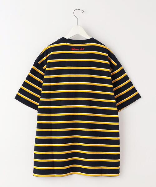 ANDERSSON BELL（アンダースンベル）の「＜Andersson Bell＞ LOGO STRIPE TEE/Tシャツ（Tシャツ/カットソー・メンズ・ネイビー/ナチュラル/ロイヤルブルー・M/L）」の15枚目の写真