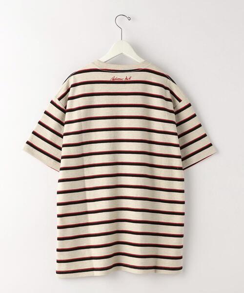 ANDERSSON BELL（アンダースンベル）の「＜Andersson Bell＞ LOGO STRIPE TEE/Tシャツ（Tシャツ/カットソー・メンズ・ネイビー/ナチュラル/ロイヤルブルー・M/L）」の17枚目の写真