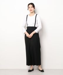 ギャバストレッチウォッシャブル　ロングパンツ