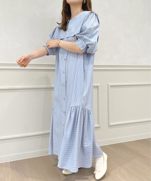 apres jour(アプレジュール)の「アソートマーメイドシャツワンピース【ZOZOTOWN限定アイテム】(ワンピース・レディース・イエロー/オフホワイト/ブルー・X-LARGE/フリー)」の20枚目の写真