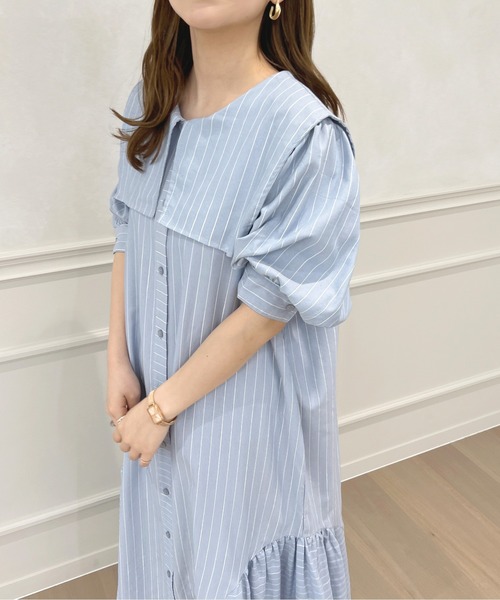 apres jour(アプレジュール)の「アソートマーメイドシャツワンピース【ZOZOTOWN限定アイテム】(ワンピース・レディース・イエロー/オフホワイト/ブルー・X-LARGE/フリー)」の15枚目の写真