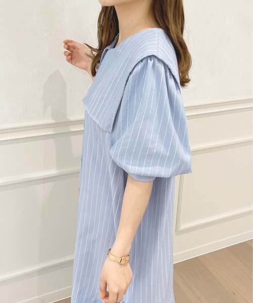 apres jour(アプレジュール)の「アソートマーメイドシャツワンピース【ZOZOTOWN限定アイテム】(ワンピース・レディース・イエロー/オフホワイト/ブルー・X-LARGE/フリー)」の16枚目の写真