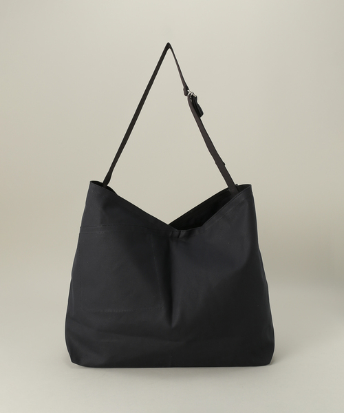hobo(ホーボー)の「【hobo/ホーボー】別注 AZUMA SHOULDER BAG CANVAS L(ショルダーバッグ・メンズ・ブラック/キャメル・FREE)」の14枚目の写真