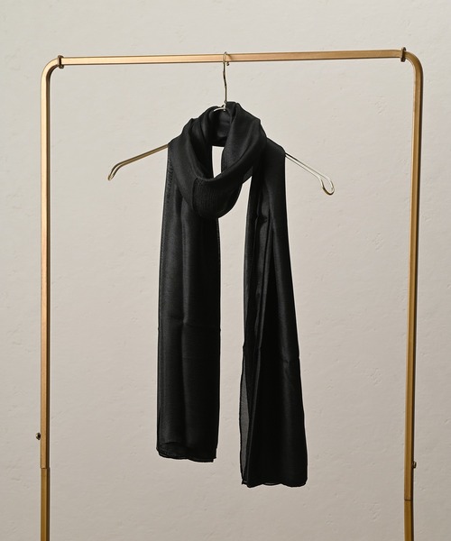 ドレススタイル ロング 結婚式 お呼ばれ ラメストール・ショール