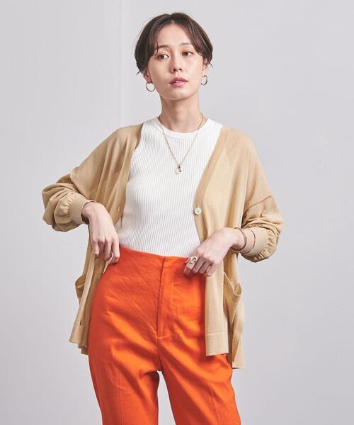 ユナイテッドアローズ　シアーカーディガン UNITED ARROWS（ユナイテッドアローズ）の「シアー カーディガン