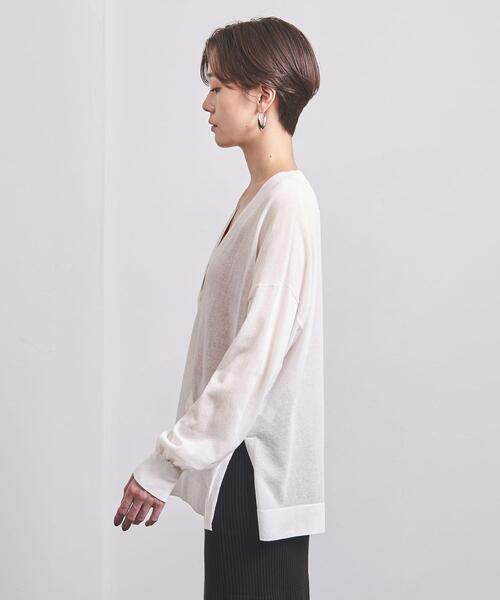 【新品タグ付き UNITED ARROWS ギャザーシアーカーディガン】 1500024Y0115_m1_a023.jpg