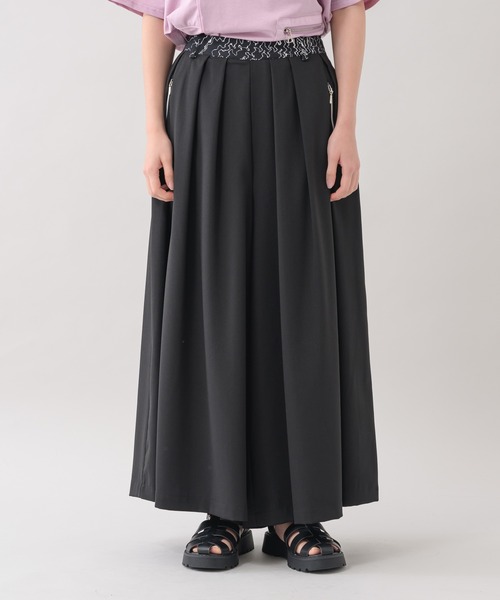 TRANOI（トラノイ）の「TRANOI. スーパーワイドパンツ（その他パンツ・レディース・ブラック/レッド・FREE）」の8枚目の写真