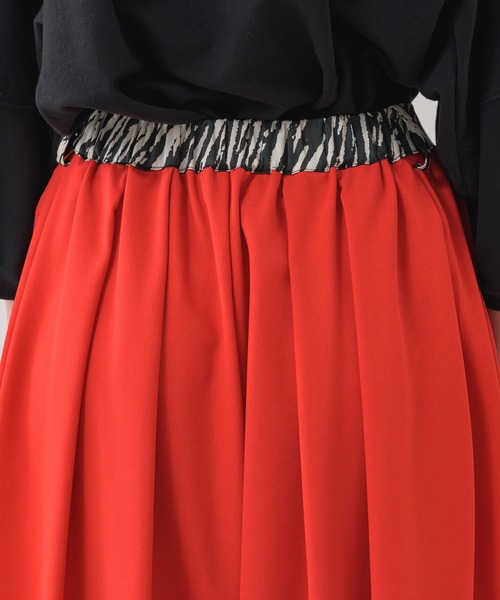 TRANOI（トラノイ）の「TRANOI. スーパーワイドパンツ（その他パンツ・レディース・ブラック/レッド・FREE）」の10枚目の写真