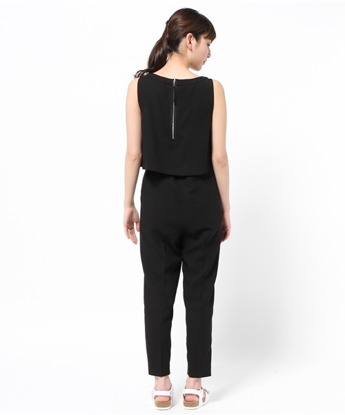 ships little black レースコンビオールインワン オールインワン SHIPS（シップス）の「little black: レース コンビ
