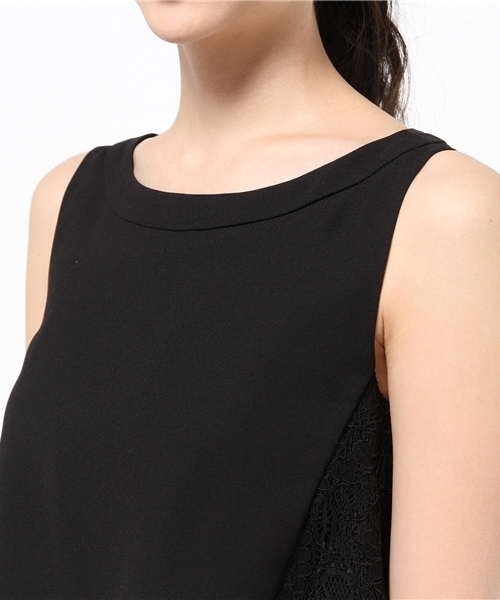 SHIPS（シップス）の「little black: レース コンビ