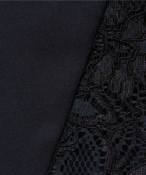 SHIPS（シップス）の「little black: レース コンビ