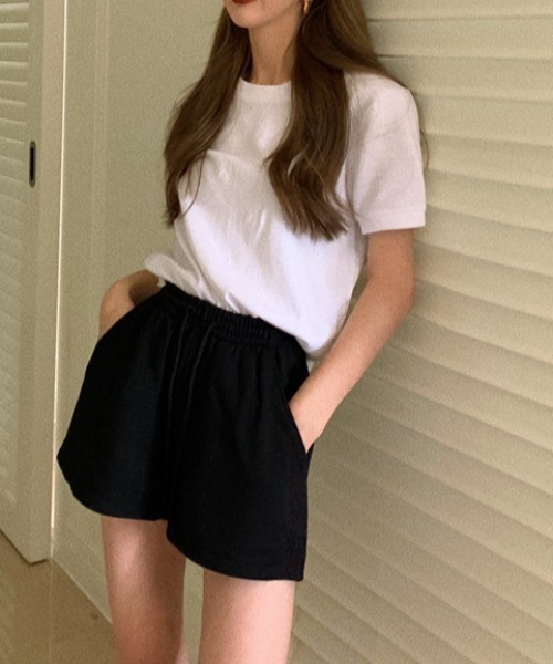 MANGROVE(マングローブ)の「カラースウェットショートパンツ(スウェットパンツ・レディース・ブラック/グレー/ピンク/ホワイト/グリーン・FREE)」の14枚目の写真