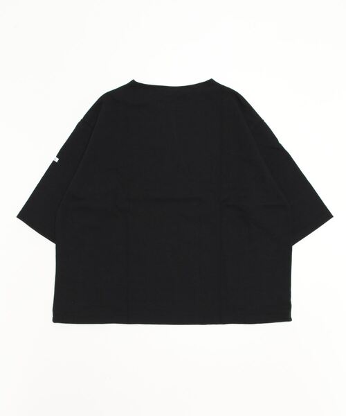 ORCIVAL(オーシバル)の「ORCIVAL/オーシバル コットンロード ワイドボートネックハーフスリーブ ソリッド WIDE BOATNECK HALFSLEEVE SOLID B248 22AW(Tシャツ/カットソー・レディース・ナチュラル/ウッド/ブルーグレー/ブラック・1)」の19枚目の写真