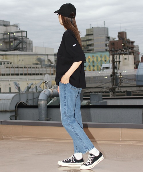 ORCIVAL(オーシバル)の「ORCIVAL/オーシバル コットンロード ワイドボートネックハーフスリーブ ソリッド WIDE BOATNECK HALFSLEEVE SOLID B248 22AW(Tシャツ/カットソー・レディース・ナチュラル/ウッド/ブルーグレー/ブラック・1)」の10枚目の写真