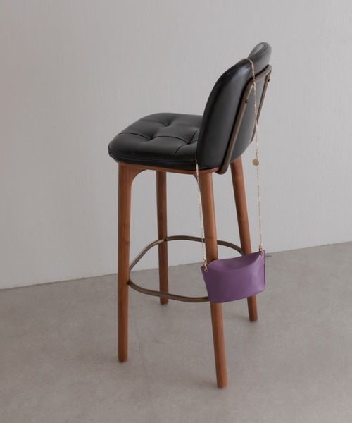 PAPILLONNER（パピヨネ）の「オケージョンからデイリーまで/アクセサリー、ベルトにも変化/チャーム付チェーン3WAYバッグ/PAPILLONNER/パピヨネ/（ショルダーバッグ・レディース・ブラック/パープル/レモンイエロー/バイオレット/アイボリー・FREE）」の14枚目の写真