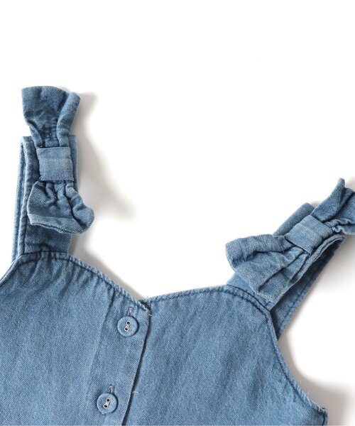 apres les cours(アプレレクール)の「WEB限定 ビスチェ&スカートセット(セットアップ・キッズ・チェック/インディゴブルー/イエロー・100/140/110/120/90/130)」の20枚目の写真