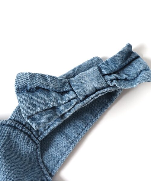 apres les cours(アプレレクール)の「WEB限定 ビスチェ&スカートセット(セットアップ・キッズ・チェック/インディゴブルー/イエロー・100/140/110/120/90/130)」の21枚目の写真