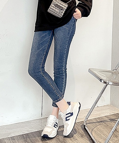 Futier land(フューティアランド)の「カジュアル配色ダッドスニーカー(スニーカー・レディース・ホワイト/グレー/ブルー・40/38/39/35/36/37)」の14枚目の写真