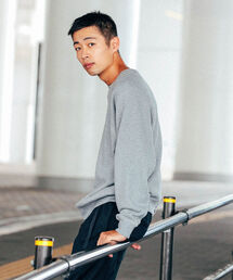 BEAMS | BEAMS / ラグラン ワイド クルーネックスウェット(スウェット)