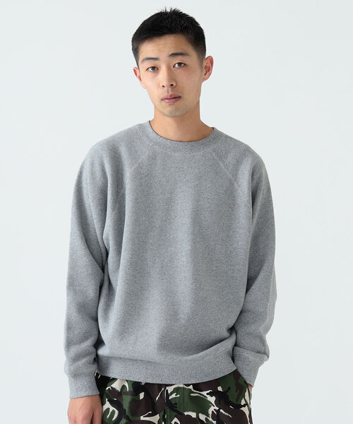 BEAMS（ビームス）の「BEAMS / ラグラン ワイド クルーネックスウェット（スウェット・メンズ・レッド/ブルー/グレー系その他・S/M/L/XL）」の14枚目の写真