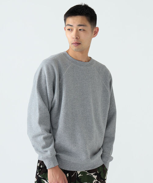 BEAMS（ビームス）の「BEAMS / ラグラン ワイド クルーネックスウェット（スウェット・メンズ・レッド/ブルー/グレー系その他・S/M/L/XL）」の15枚目の写真