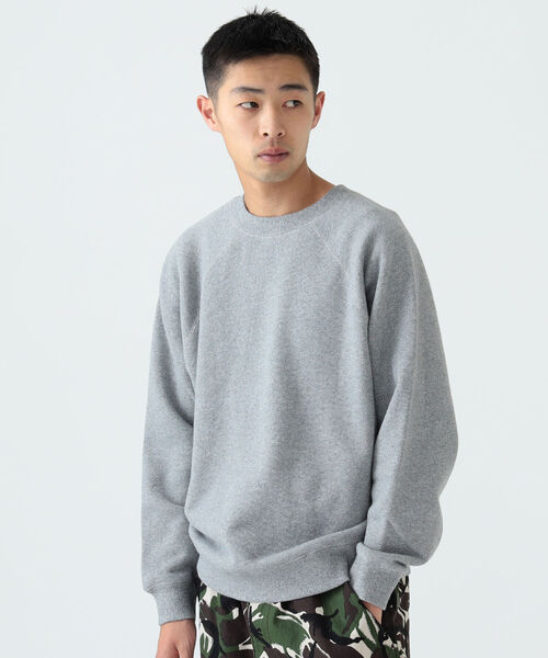 BEAMS（ビームス）の「BEAMS / ラグラン ワイド クルーネックスウェット（スウェット・メンズ・レッド/ブルー/グレー系その他・S/M/L/XL）」の16枚目の写真