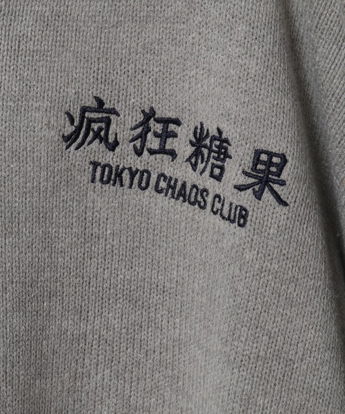 Candy Stripper（キャンディストリッパー）の「TOKYO CHAOS CLUB ニット（ニット/セーター・レディース・ヘザーグレー/ブラック/アイボリー・2）」の17枚目の写真