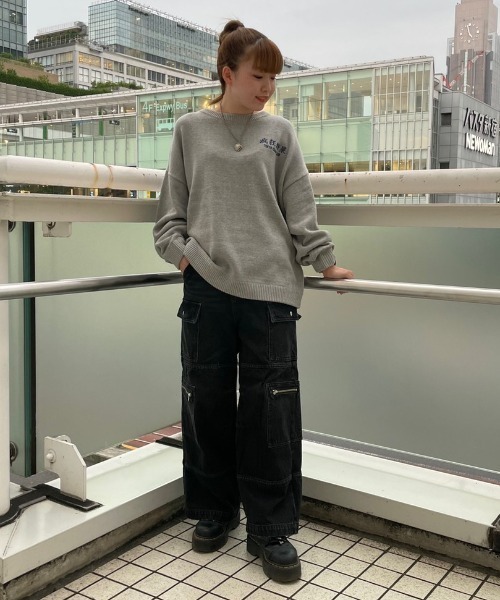 Candy Stripper（キャンディストリッパー）の「TOKYO CHAOS CLUB ニット（ニット/セーター・レディース・ヘザーグレー/ブラック/アイボリー・2）」の21枚目の写真