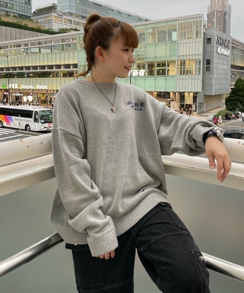 Candy Stripper（キャンディストリッパー）の「TOKYO CHAOS CLUB ニット（ニット/セーター・レディース・ヘザーグレー/ブラック/アイボリー・2）」の22枚目の写真