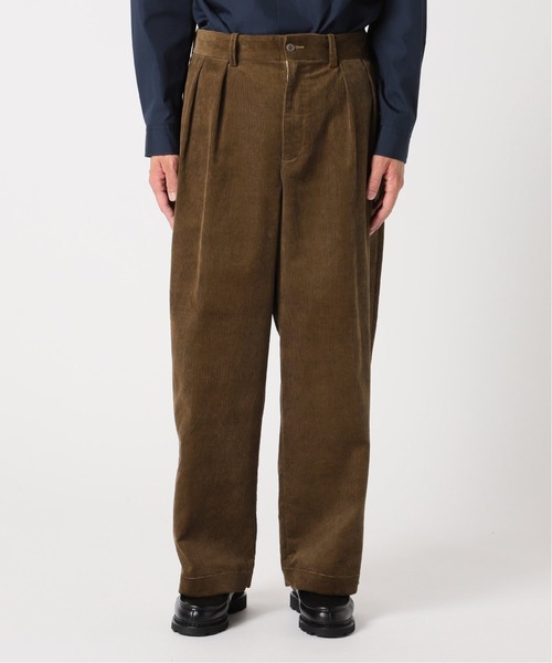 EDIFICE LA BOUCLE（エディフィスラブークル）の「【LA BOUCLE / ラブークル】2タック HUGEASY コーデュロイ イージーパンツ（その他パンツ・メンズ・ブラック/ブラウン/グリーン/ブルー/オレンジ・2/1）」の19枚目の写真