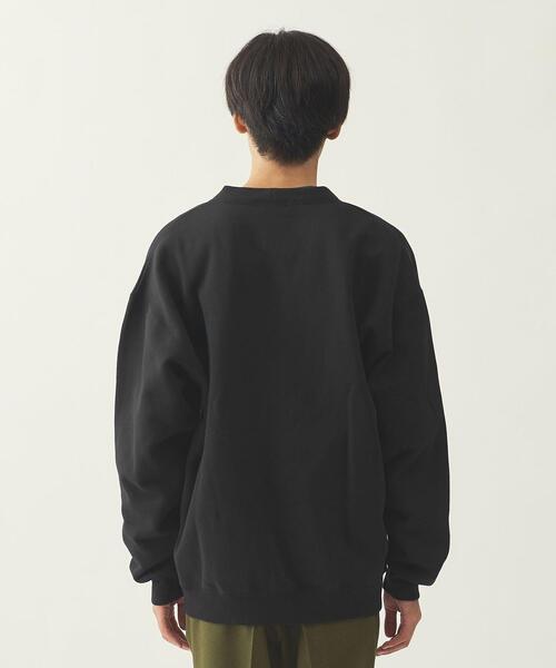 info. BEAUTY&YOUTH（インフォビューティアンドユース）の「【WEB限定】 ＜info. BEAUTY&YOUTH＞ スーパービック スウェット カーディガン（カーディガン/ボレロ・メンズ・ベージュ/ブラック/グレー/ライム・L/M/S）」の7枚目の写真