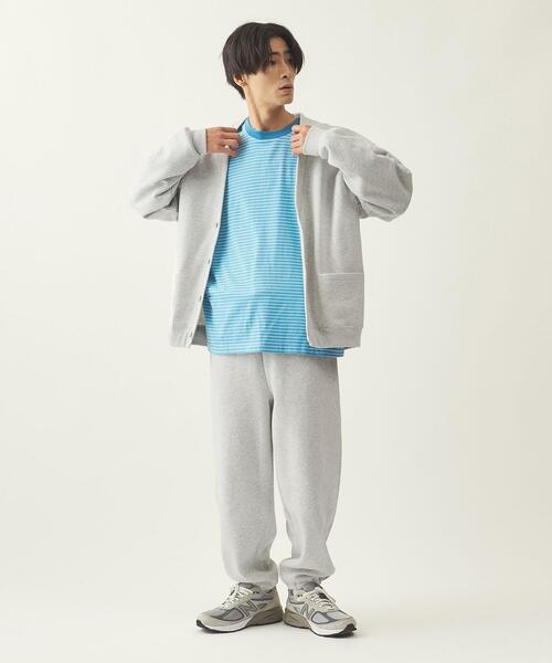 info. BEAUTY&YOUTH（インフォビューティアンドユース）の「【WEB限定】 ＜info. BEAUTY&YOUTH＞ スーパービック スウェット カーディガン（カーディガン/ボレロ・メンズ・ベージュ/ブラック/グレー/ライム・L/M/S）」の15枚目の写真