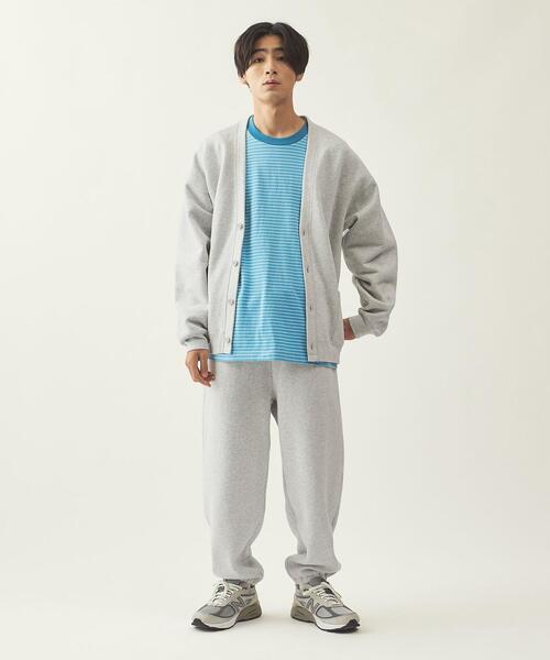 info. BEAUTY&YOUTH（インフォビューティアンドユース）の「【WEB限定】 ＜info. BEAUTY&YOUTH＞ スーパービック スウェット カーディガン（カーディガン/ボレロ・メンズ・ベージュ/ブラック/グレー/ライム・L/M/S）」の16枚目の写真