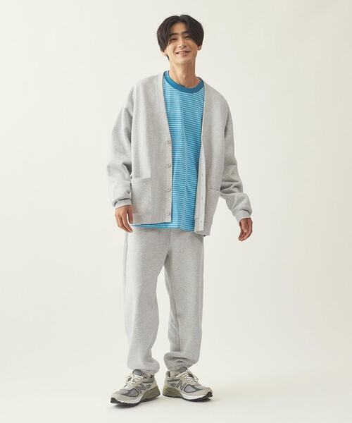 info. BEAUTY&YOUTH（インフォビューティアンドユース）の「【WEB限定】 ＜info. BEAUTY&YOUTH＞ スーパービック スウェット カーディガン（カーディガン/ボレロ・メンズ・ベージュ/ブラック/グレー/ライム・L/M/S）」の18枚目の写真