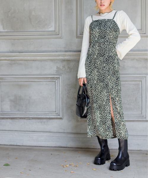 SpRay(スプレイ)の「バックリボンキャミワンピース(ワンピース・レディース・ブラック/ブラック系その他/ベージュ系その他・FREE)」の9枚目の写真