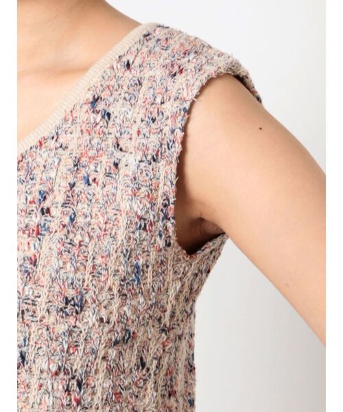 LAGUNAMOON(ラグナムーン)の「ツイードニットプルオーバー(ニット/セーター・レディース・ライトグレー/ブラック/アイボリー・FREE)」の8枚目の写真