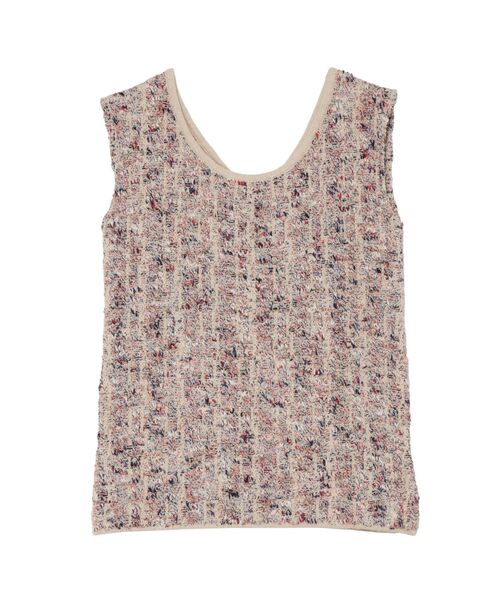 LAGUNAMOON(ラグナムーン)の「ツイードニットプルオーバー(ニット/セーター・レディース・ライトグレー/ブラック/アイボリー・FREE)」の15枚目の写真