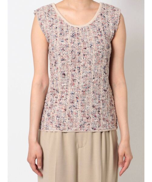 LAGUNAMOON(ラグナムーン)の「ツイードニットプルオーバー(ニット/セーター・レディース・ライトグレー/ブラック/アイボリー・FREE)」の20枚目の写真