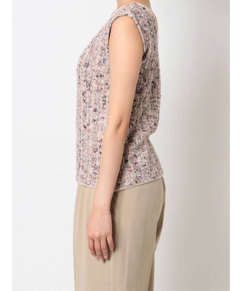 LAGUNAMOON(ラグナムーン)の「ツイードニットプルオーバー(ニット/セーター・レディース・ライトグレー/ブラック/アイボリー・FREE)」の21枚目の写真