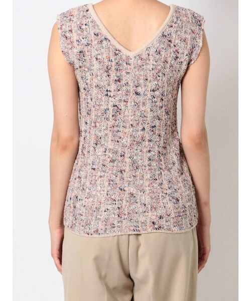 LAGUNAMOON(ラグナムーン)の「ツイードニットプルオーバー(ニット/セーター・レディース・ライトグレー/ブラック/アイボリー・FREE)」の22枚目の写真