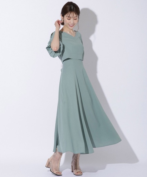 AND COUTURE（アンドクチュール）の「バックカシュクールプル