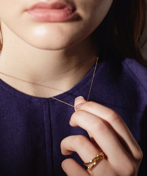 CENE（セネ）の「【CENE】セネ/ 0.6mmチェーンネックレス/39cm（ネックレス・レディース・ピンクゴールド/ゴールド/シルバー・FREE）」の15枚目の写真