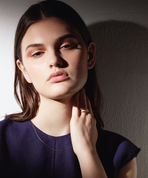 CENE（セネ）の「【CENE】セネ/ 0.6mmチェーンネックレス/39cm（ネックレス・レディース・ピンクゴールド/ゴールド/シルバー・FREE）」の6枚目の写真