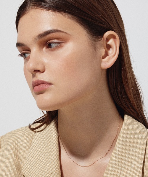 CENE（セネ）の「【CENE】セネ/ 0.6mmチェーンネックレス/39cm（ネックレス・レディース・ピンクゴールド/ゴールド/シルバー・FREE）」の7枚目の写真